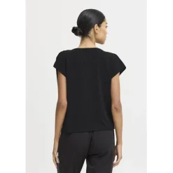 b.young dame top BYSHILOH - Black Mix Outlet