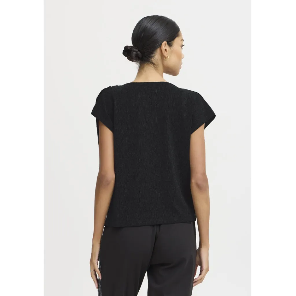 b.young dame top BYSHILOH - Black Mix Outlet