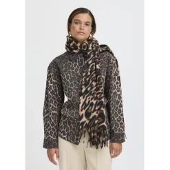 b.young dame tørklæde BYWEOPARD - Black Mix Online