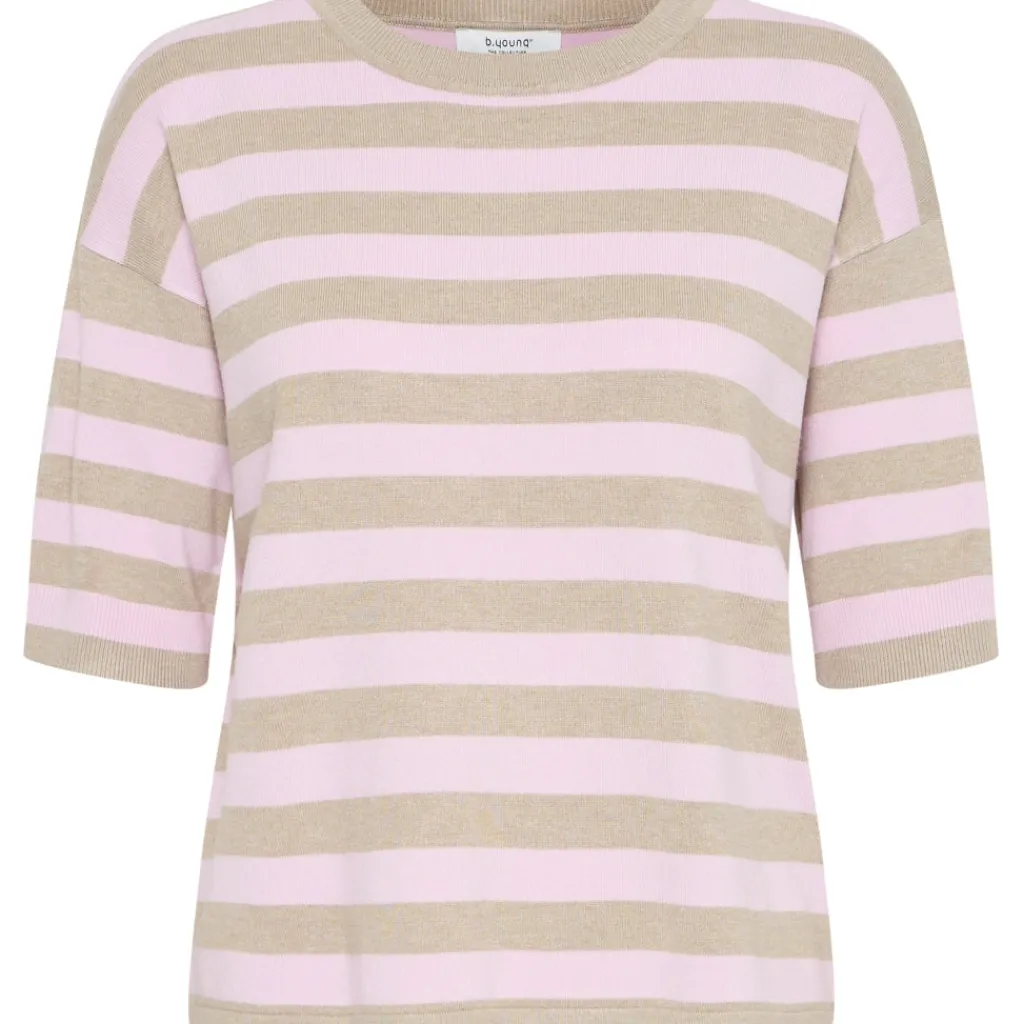 b.young dame t-shirt BYMMORLA - Roseate Spoonbill Mix Hot