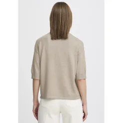 b.young dame t-shirt BYMMORLA - Humus Melange Sale