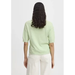 b.young dame t-shirt BYMMORLA - Nile Green Sale