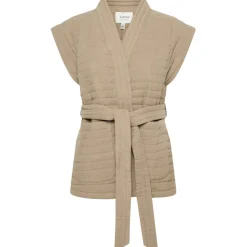 b.young dame vest BYESTINO - Roasted Cashew Sale