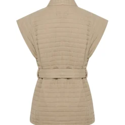 b.young dame vest BYESTINO - Roasted Cashew Sale