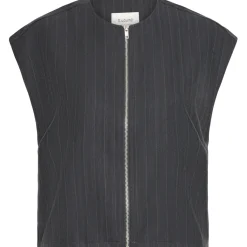 b.young dame vest BYXDAYO - dark grey pinstripes Sale