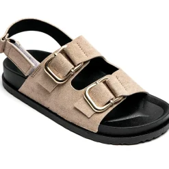 SHOES Caprine Dame Sandaler 3776 - Khaki Best