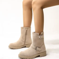 SHOES Carrie dame bikserstøvle 9170 - Beige Sale