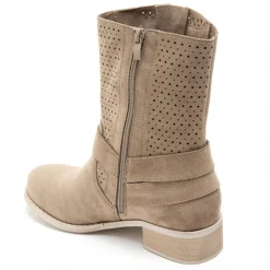 SHOES Celine Dame bikerstøvler 9635A - Khaki