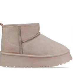 SHOES Chloe Dame bamsestøvler Ta-236 - Pink Hot