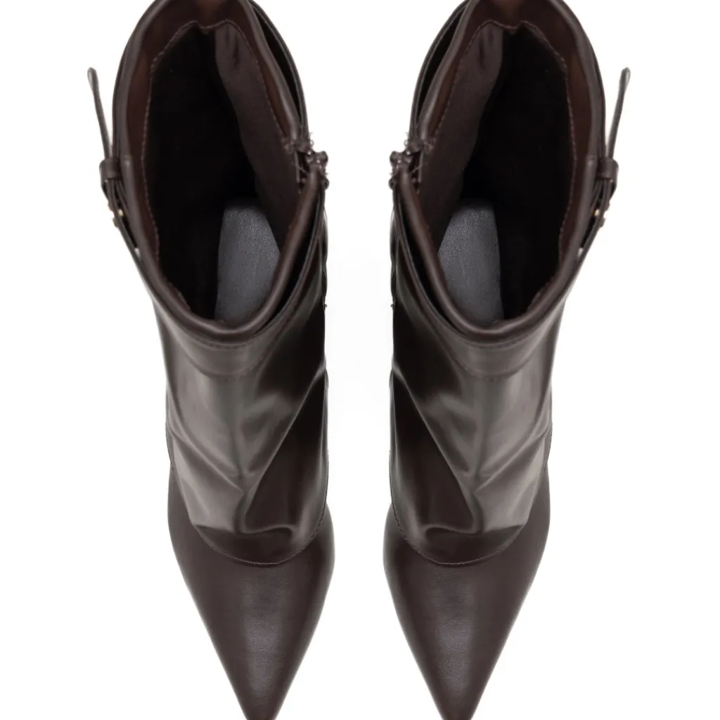 SHOES Christelle dame støvler 77-643 - Brown Discount