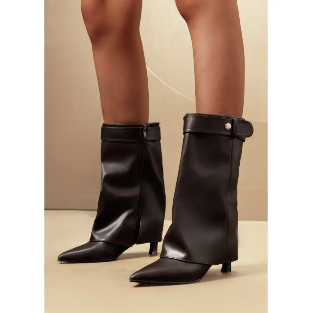 SHOES Christelle dame støvler 77-643 - Brown Discount