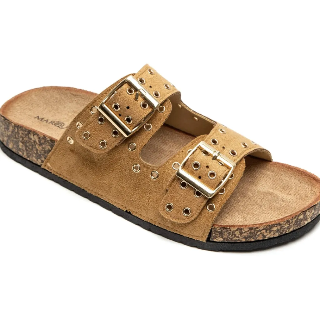 SHOES Cyrille dame sandaler 1150 - Camel Hot