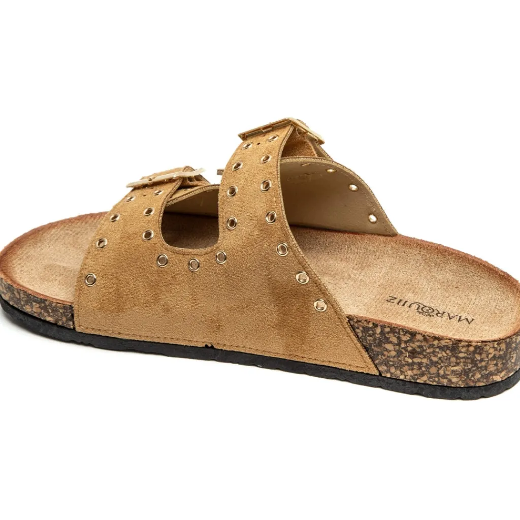 SHOES Cyrille dame sandaler 1150 - Camel Hot