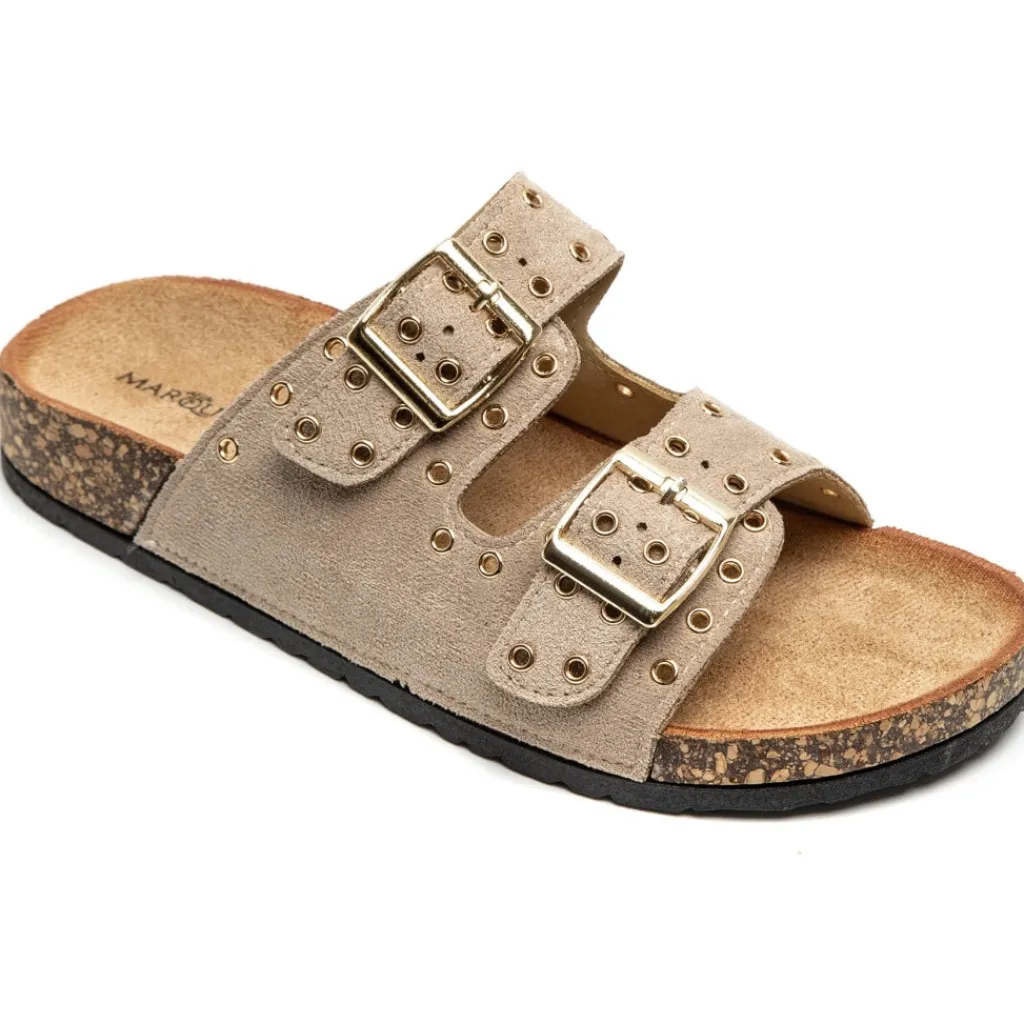 SHOES Cyrille dame sandaler 1150 - Kaki Best