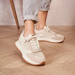 SHOES Dagmar dame sneakers 8960 - Beige Outlet