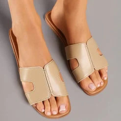 SHOES Daisy dame sandaler DM460 - Kaki Discount