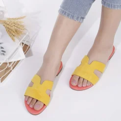 SHOES Dame sandal 5121 - Yellow Online