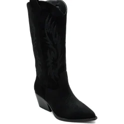 SHOES Dina dame støvler 6398A - Black Best