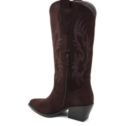 SHOES Dina dame støvler 6398A - Brown Online