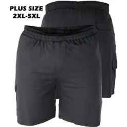Duke Clothing DUKE D555 Shorts Herre John Plus - Black Clearance