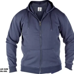 Duke Clothing DUKE D555 Sweatshirt med lynlås Herre Cantor Plus - Navy Hot