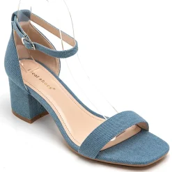 SHOES Edera dame stiletter med blokhæl 6894 - Jeans Online
