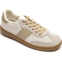SHOES Elie dame sneakers 8965 - Beige New