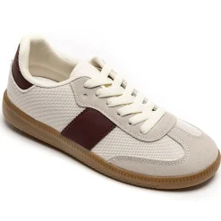 SHOES Elie dame sneakers 8965 - Wine Discount