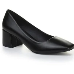 SHOES Elle dame sko 8132 - Black PU Hot