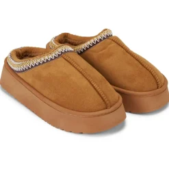 SHOES Emeline dame bamsestøvler YL-323 - Camel Online