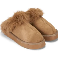 SHOES Emilia dame hjemmesko YL-322 - Kaki Clearance