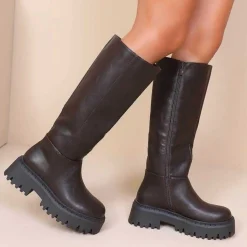 SHOES Estrid dame støvler WZ-75 - Brown Sale