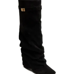 SHOES Faith dame støvler 7665A-1 - Black Outlet