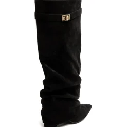 SHOES Faith dame støvler 7665A-1 - Black Outlet