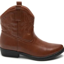 SHOES Faya Dame cowboystøvle 9591A - Camel Online
