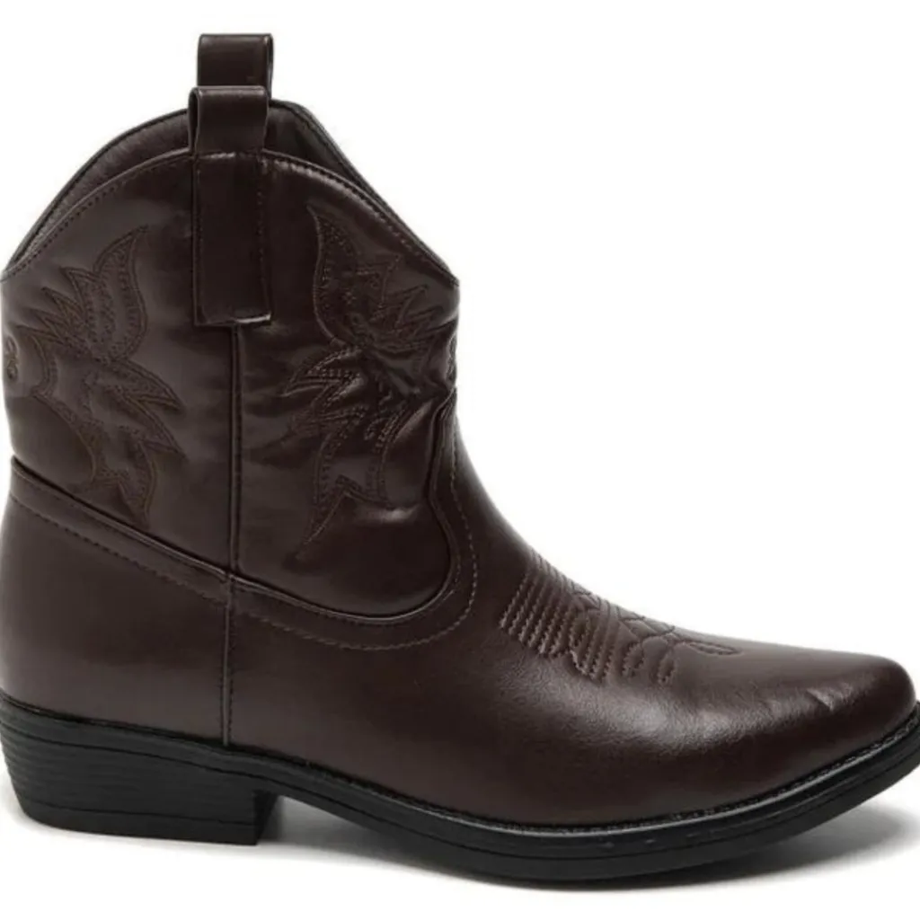 SHOES Faya Dame cowboystøvle 9591A - Brown Best