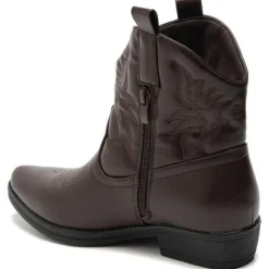 SHOES Faya Dame cowboystøvle 9591A - Brown Best