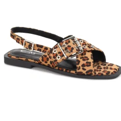SHOES Felicia dame sandaler 8328 - Leopard Sale