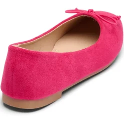 SHOES Florence dame ballerina sko DS-1A18 - Fuxia New