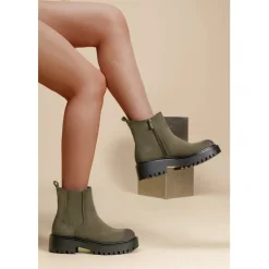 SHOES Florette dame støvler 68335 - Green