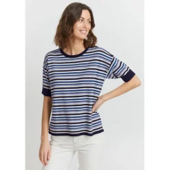 Fransa dame bluse FRFECOSE - Navy Blazer Best