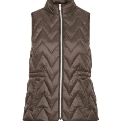 Fransa dame vest FRBAPADDING 3 - Pine Bark Hot