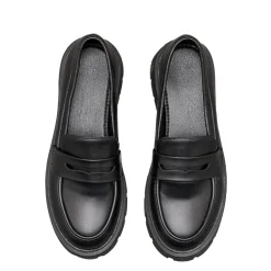 SHOES Freya dame loafers 77-647 - Black Hot