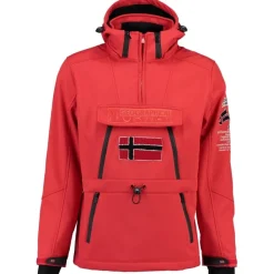 Geographical Norway Herre Anorak Softshell Jakke Tuilding - Red Best