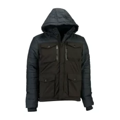 Geographical Norway Herre Vinterjakke DEHALO - Black/Navy Outlet