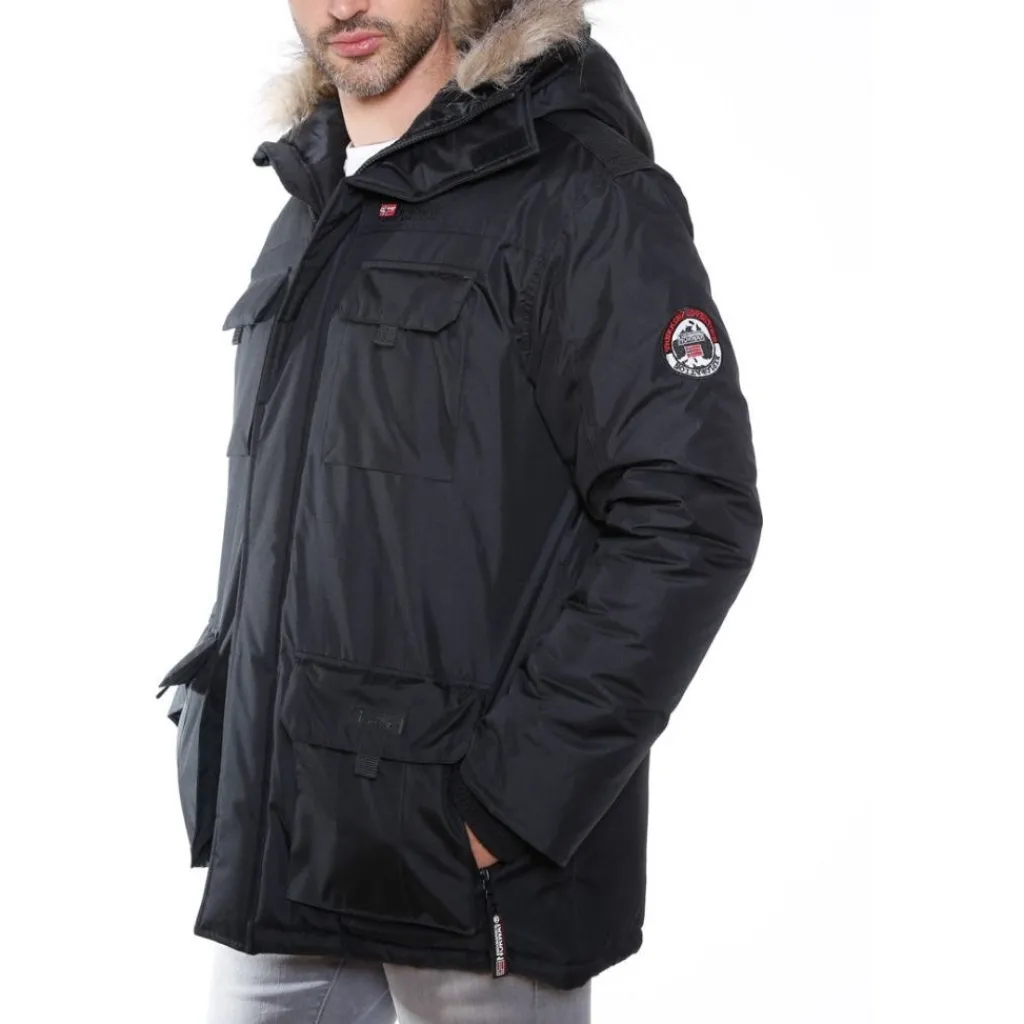 Geographical Norway Herre Vinterjakke Active - Black Online