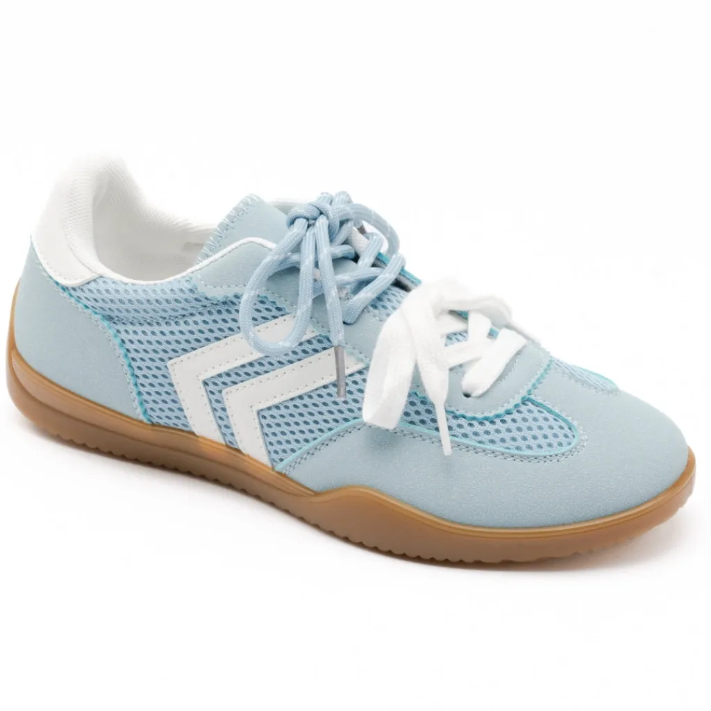 SHOES Gilberte dame sneakers 6503 - Blue Discount