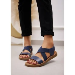 SHOES Gry Dame sandal 1458 - Blue Discount