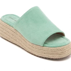 SHOES Hailey plateau sandaler 5937 - Green Discount