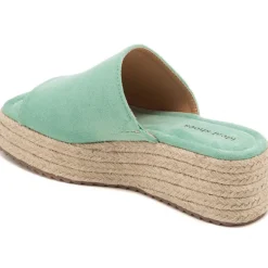 SHOES Hailey plateau sandaler 5937 - Green Discount
